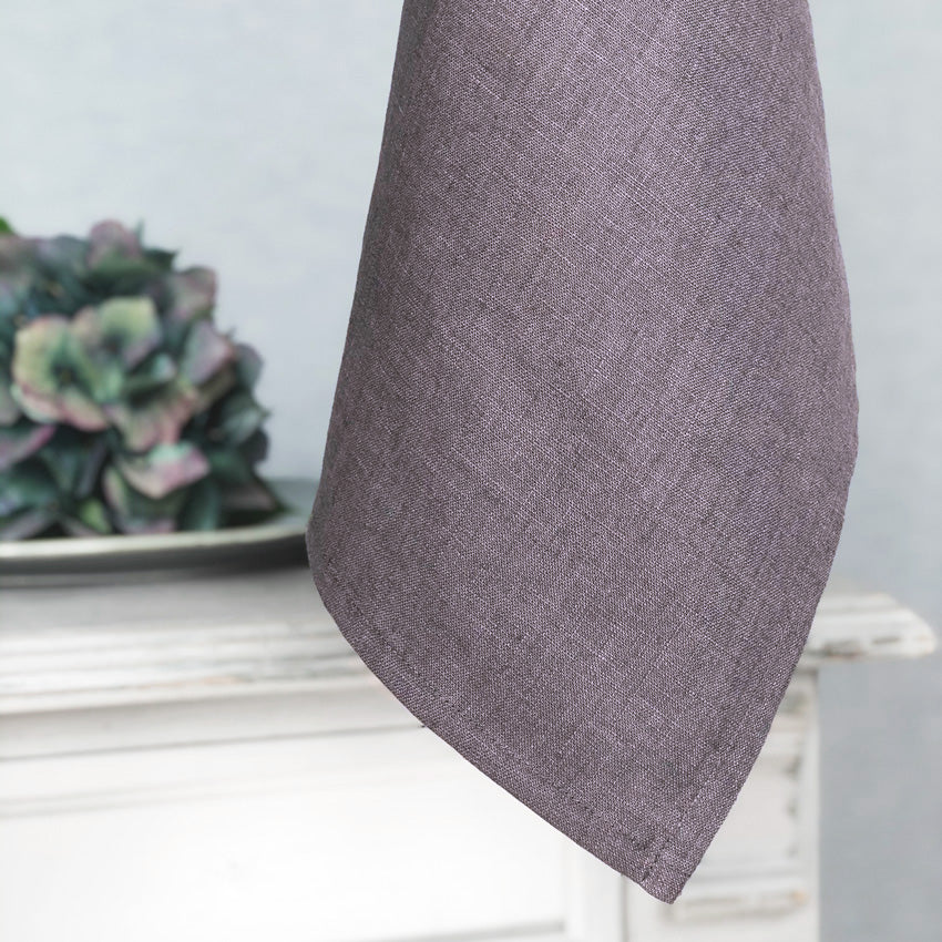 product | Lavender Linen Tea Towel | Linen Kitchen Towel | Linen & Fonts 