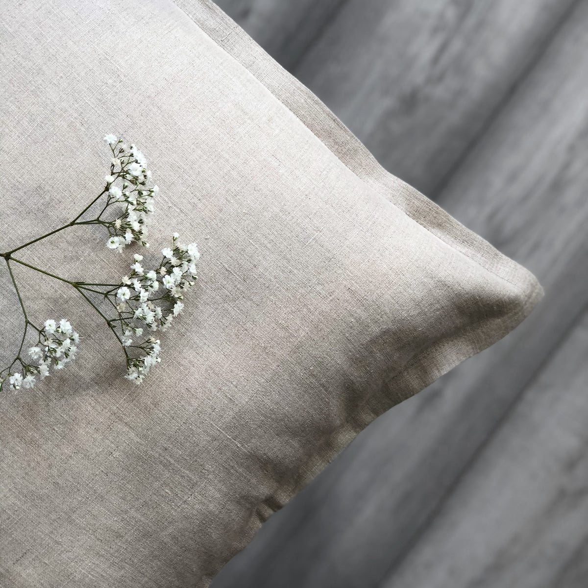 lifestyle | Natural Linen Cushion Cover| Linen & Fonts 