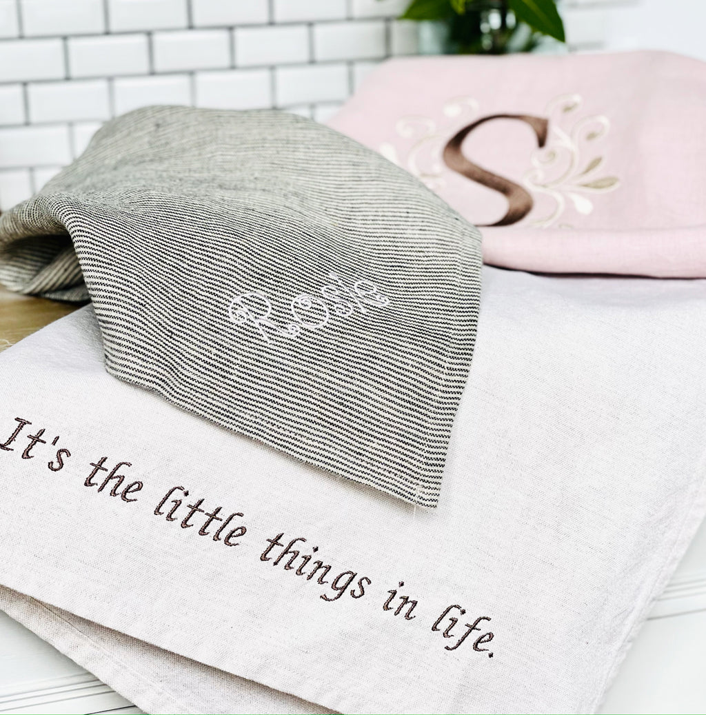 Personalised Linen Shop | Linen & Fonts