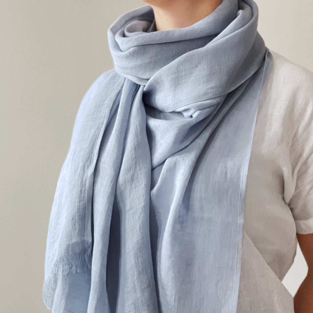 Personalised Linen Scarf