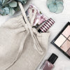 product | Natural Linen Makeup Bag | Linen & Fonts 
