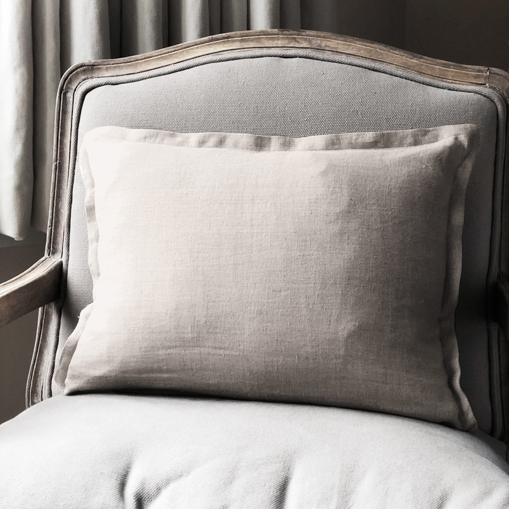 Natural Linen Boudoir<br>Pillow Cover 30x40cm