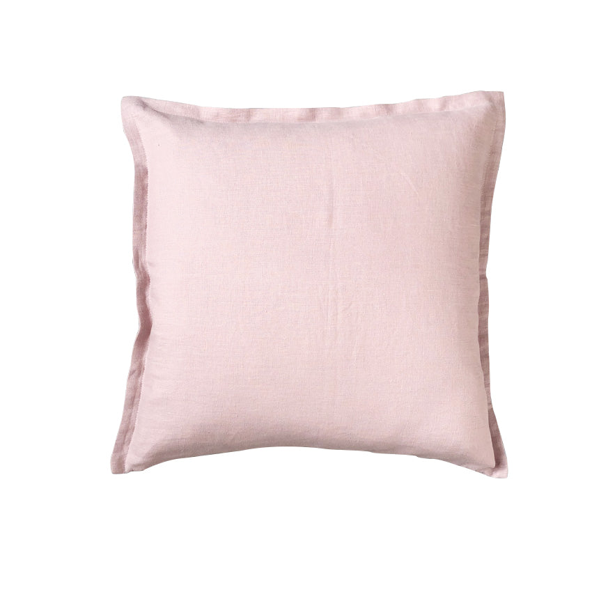 Powder Pink Linen Cushion<br>Cover 50 x 50 cm